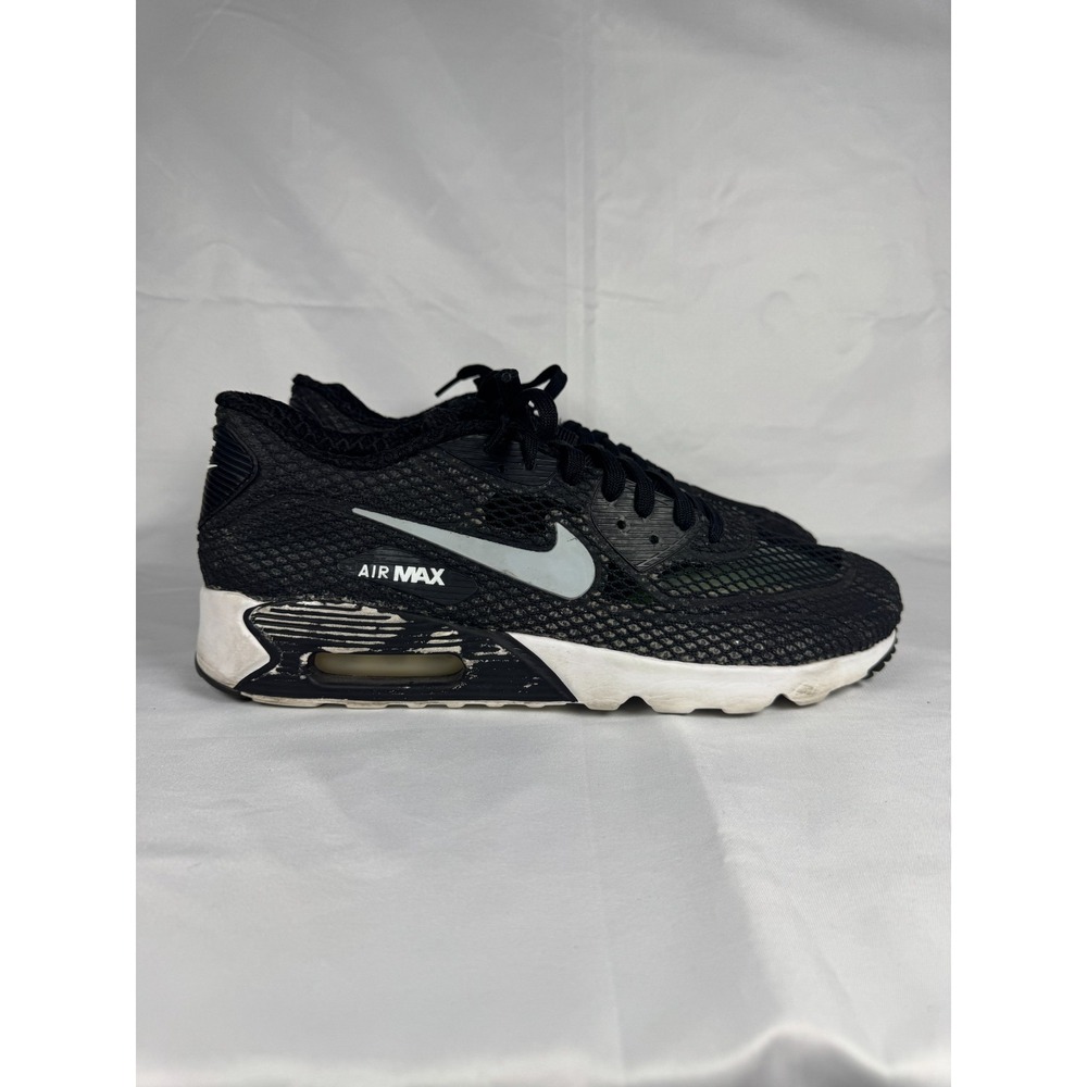 Nike Air Max 90 Ultra BR Plus 810170-002 Men 12 Sneaker Black Volt Running Shoes